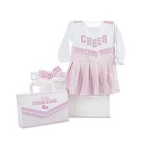 Baby Aspen Big Dreamzzz Baby Cheerleader Two-Piece Layette Set 0-6 Months